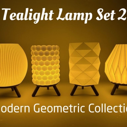 Table Tealight Lamp Set 2